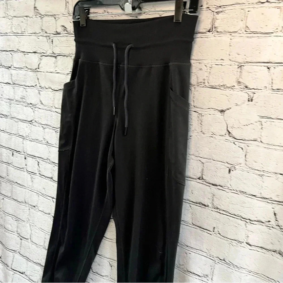 Marine Layer Weekend‎ Sport Black Jogger Pants High Waist Size Medium - Picture 5 of 6